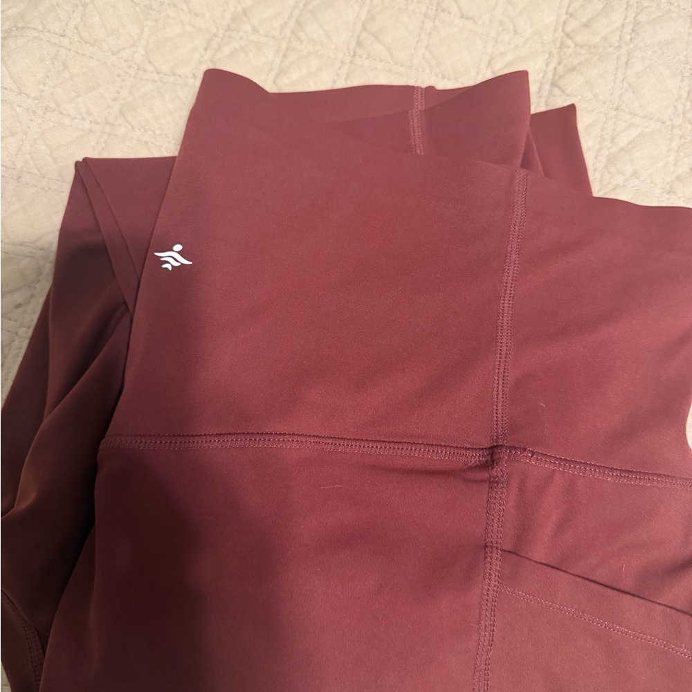 Halara So-Cinched tummy control full length legging. No front seam. Large - Picture 4 of 6
